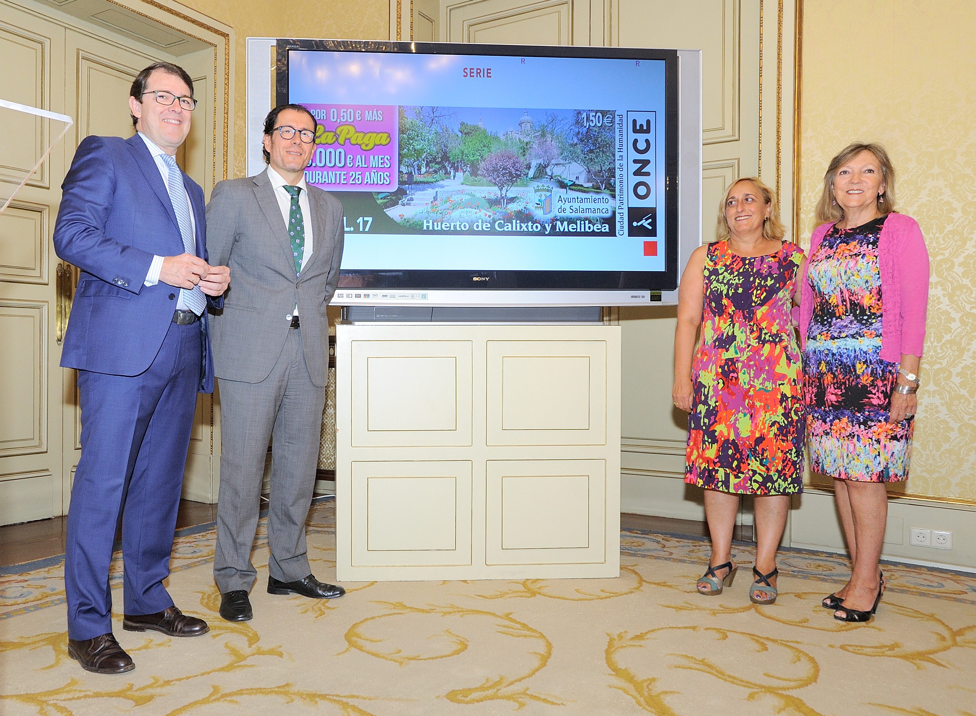 Presentacion Cupon de la ONCE con imagen de Salamanca