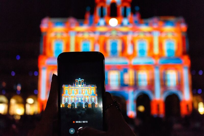Desarrollo del Festival en la Plaza Mayor en 2017