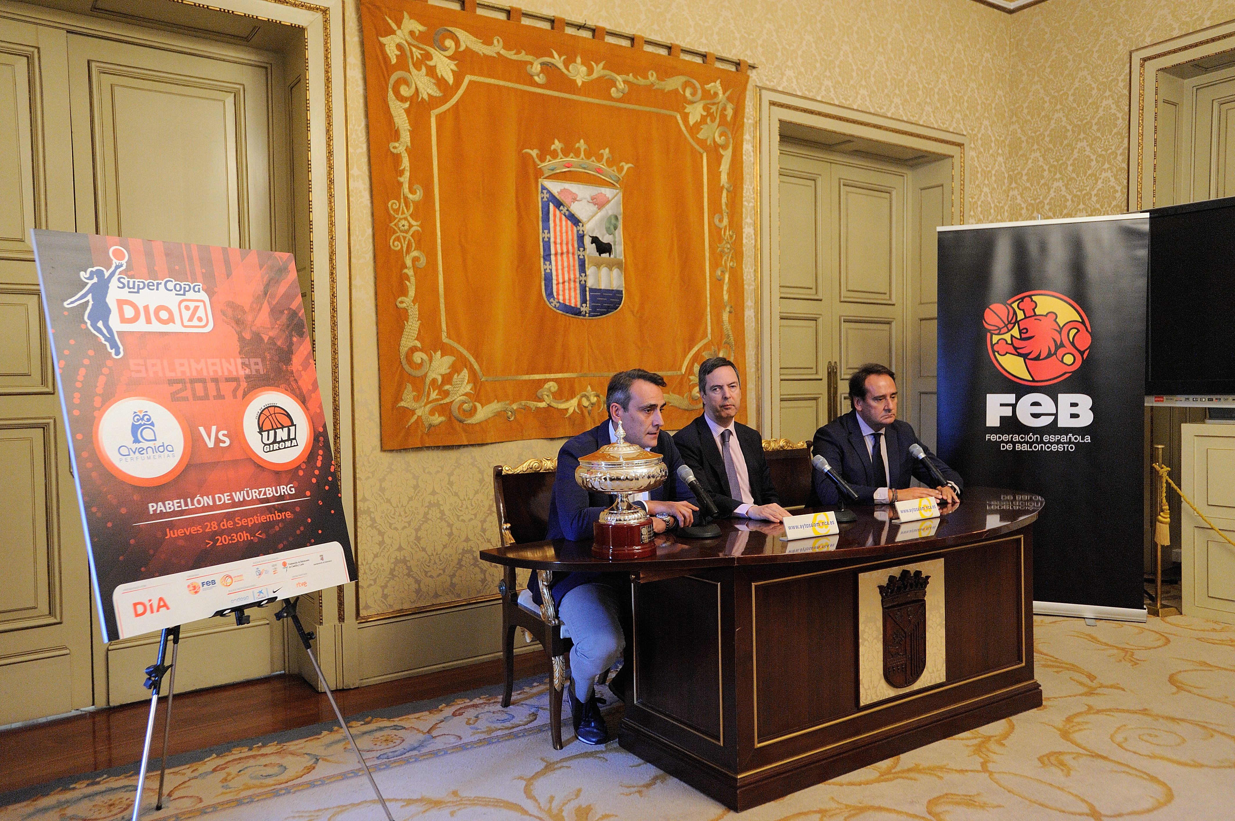 Presentacion de la Supercopa de Espana de Baloncesto Femenino