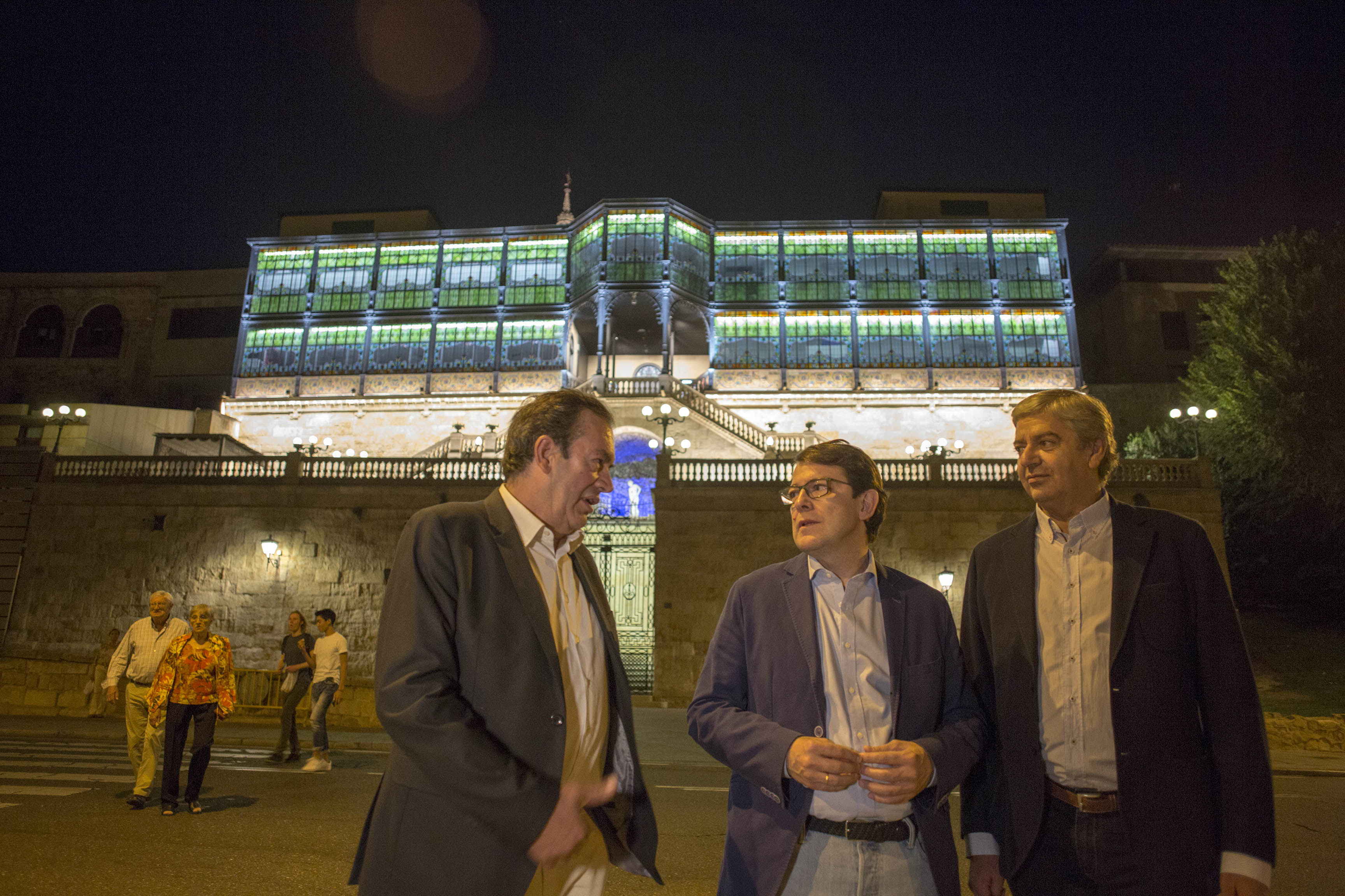 Pedro Perez Castro  Alfonso Fernandez Manueco y Javier Garcia Rubio
