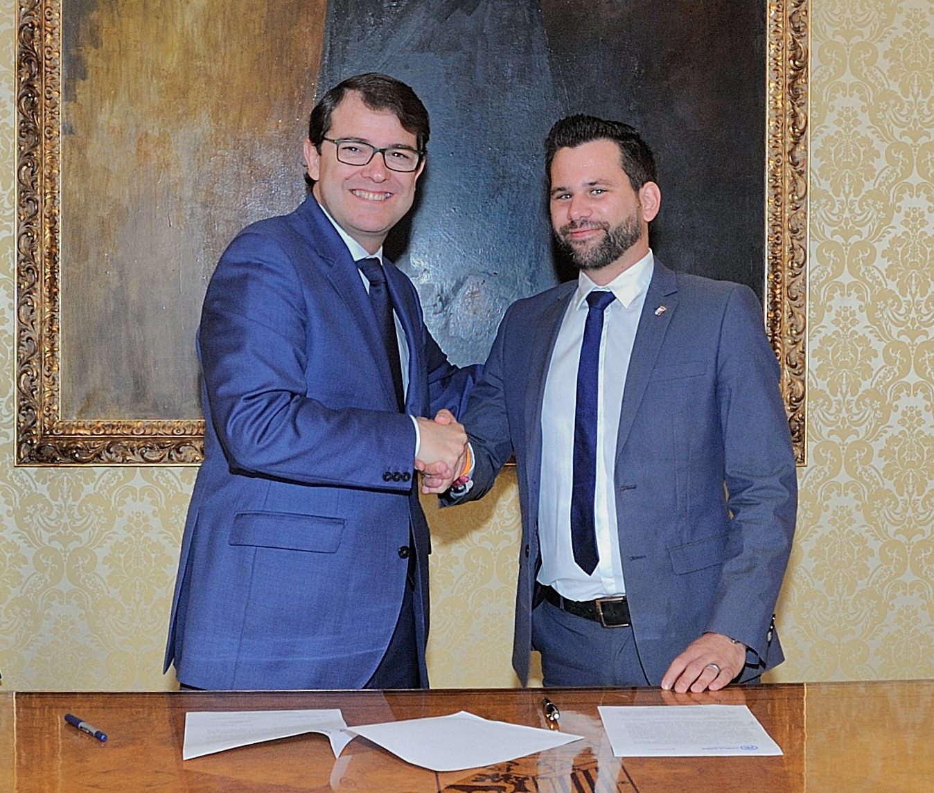 El alcalde de la ciudad y el portavoz del Grupo Municipal Ciudadanos