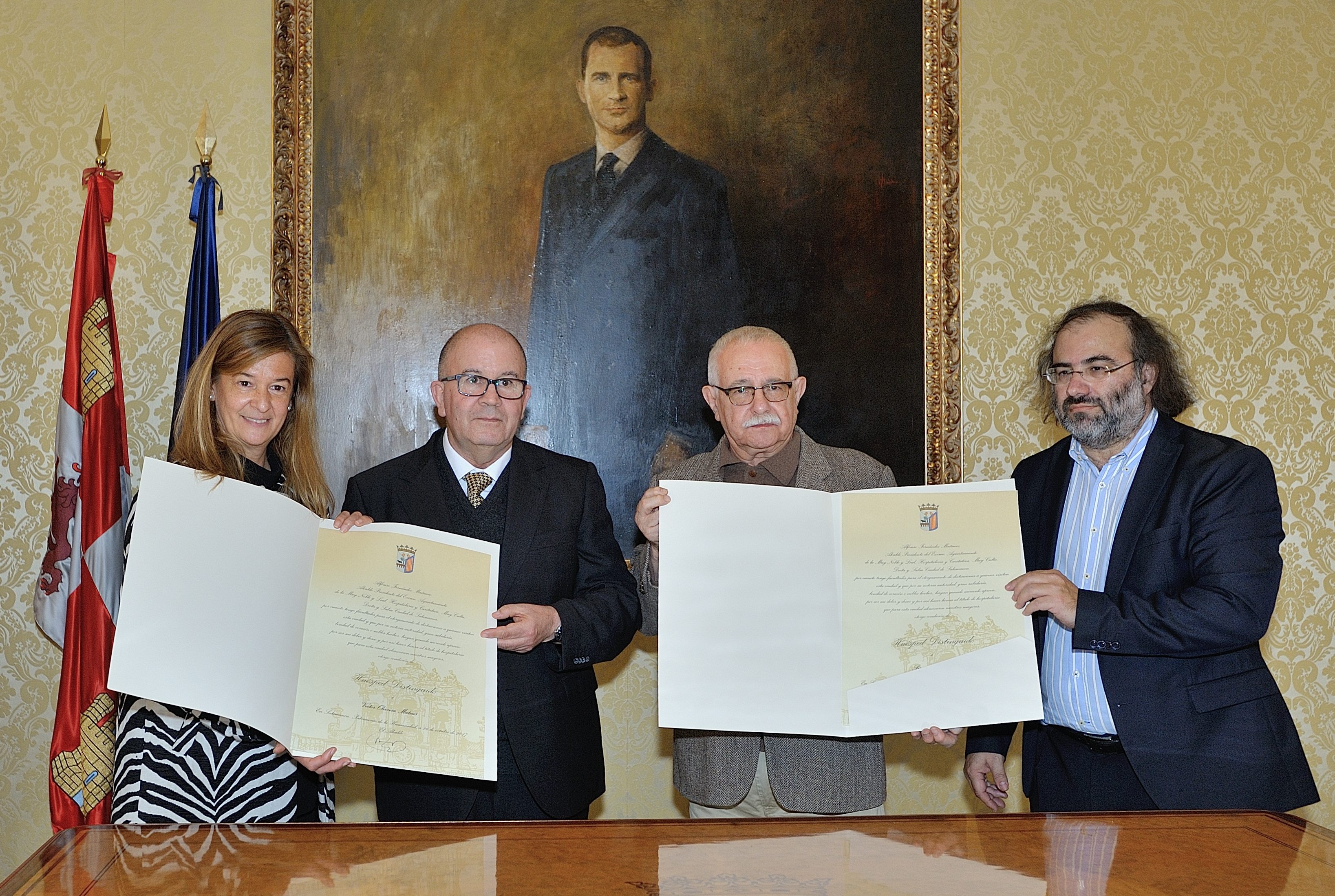 El Ayuntamiento nombra Huespedes Distinguidos a Sergio Macias y Victor Oliveira