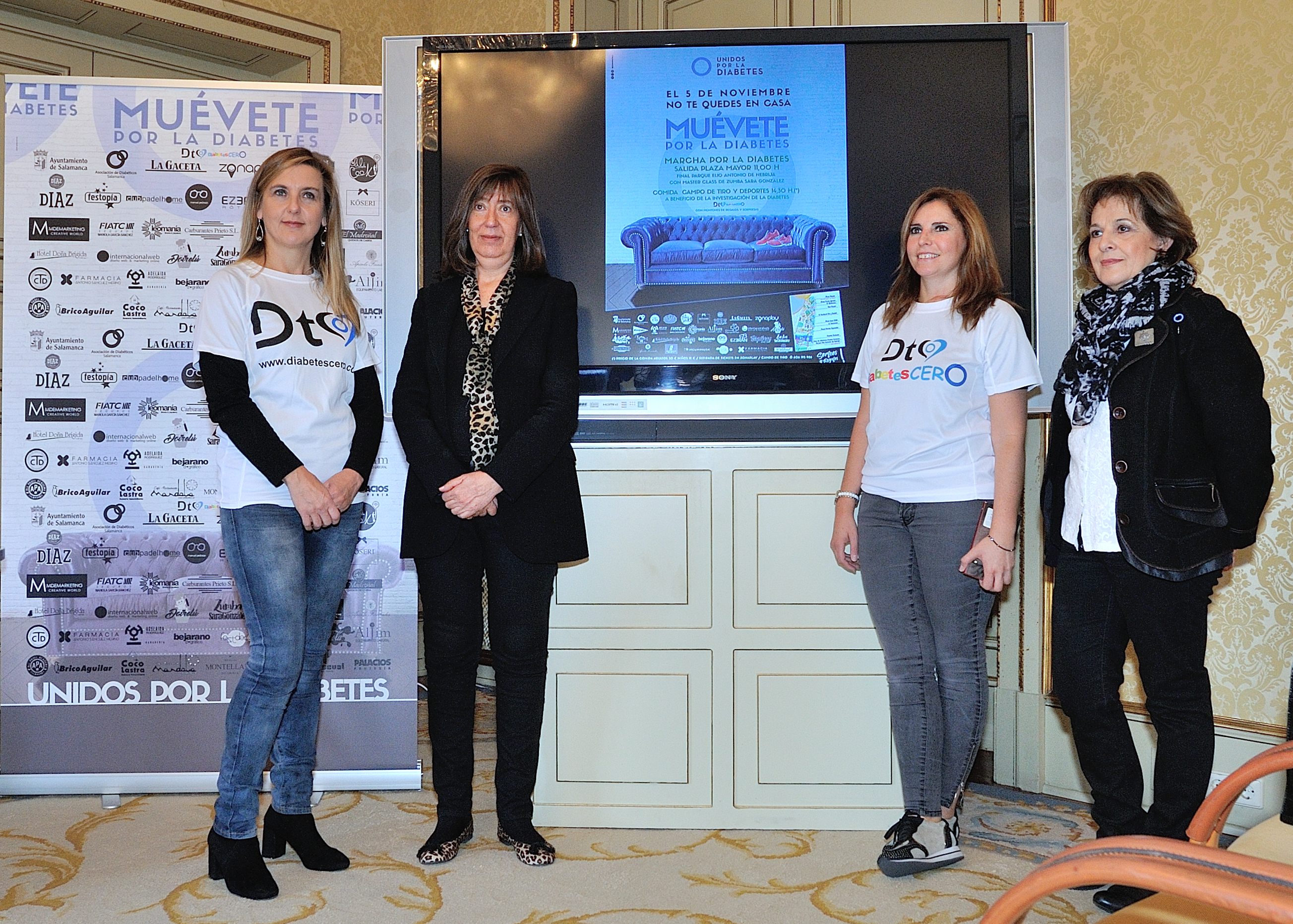 Presentacion por parte de Mª Jose Fresnadillo de los actos con motivo del Dia Mundial de la Diabetes