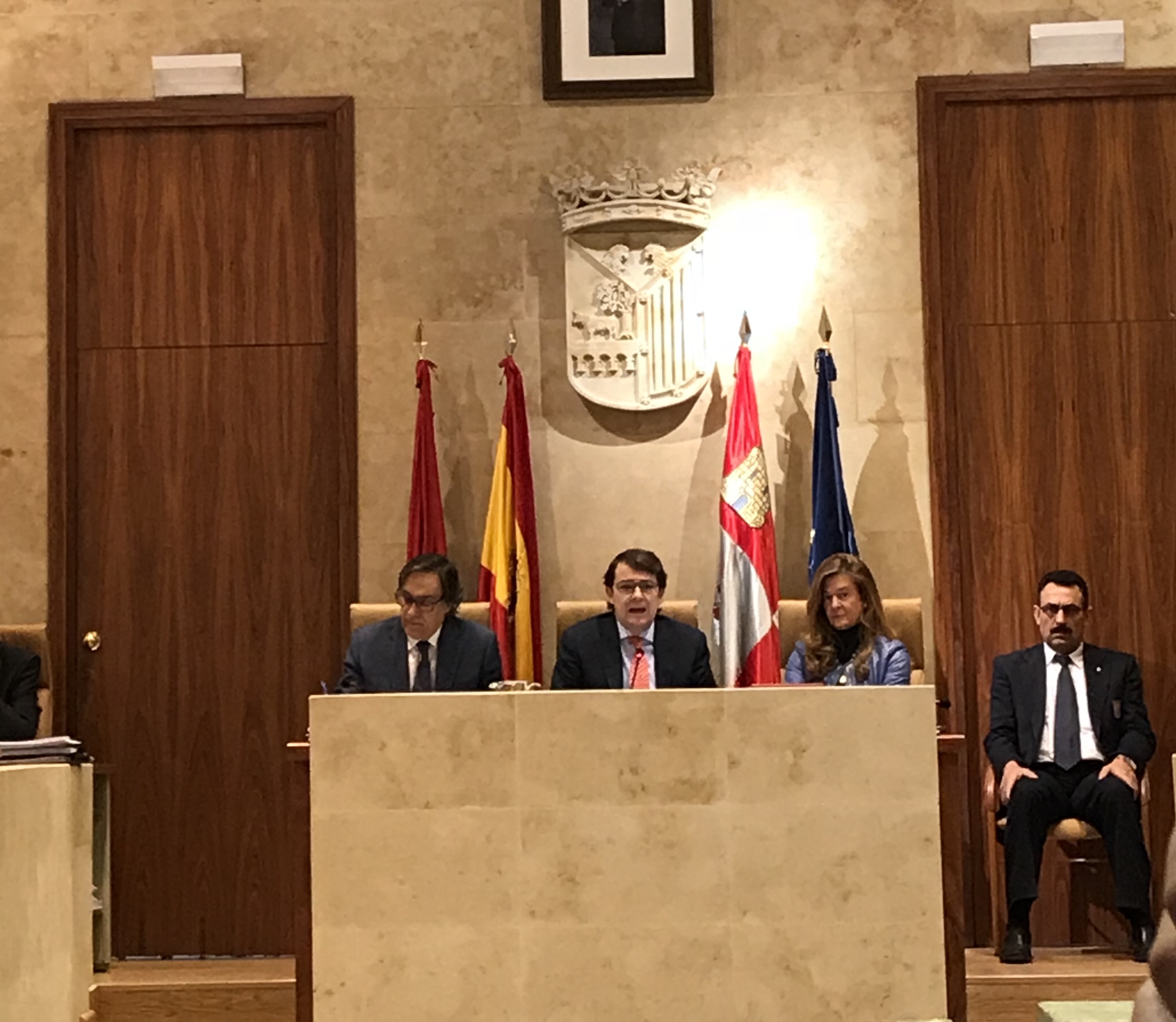 Durante la celebracion del segundo debate sobre el estado de la ciudad