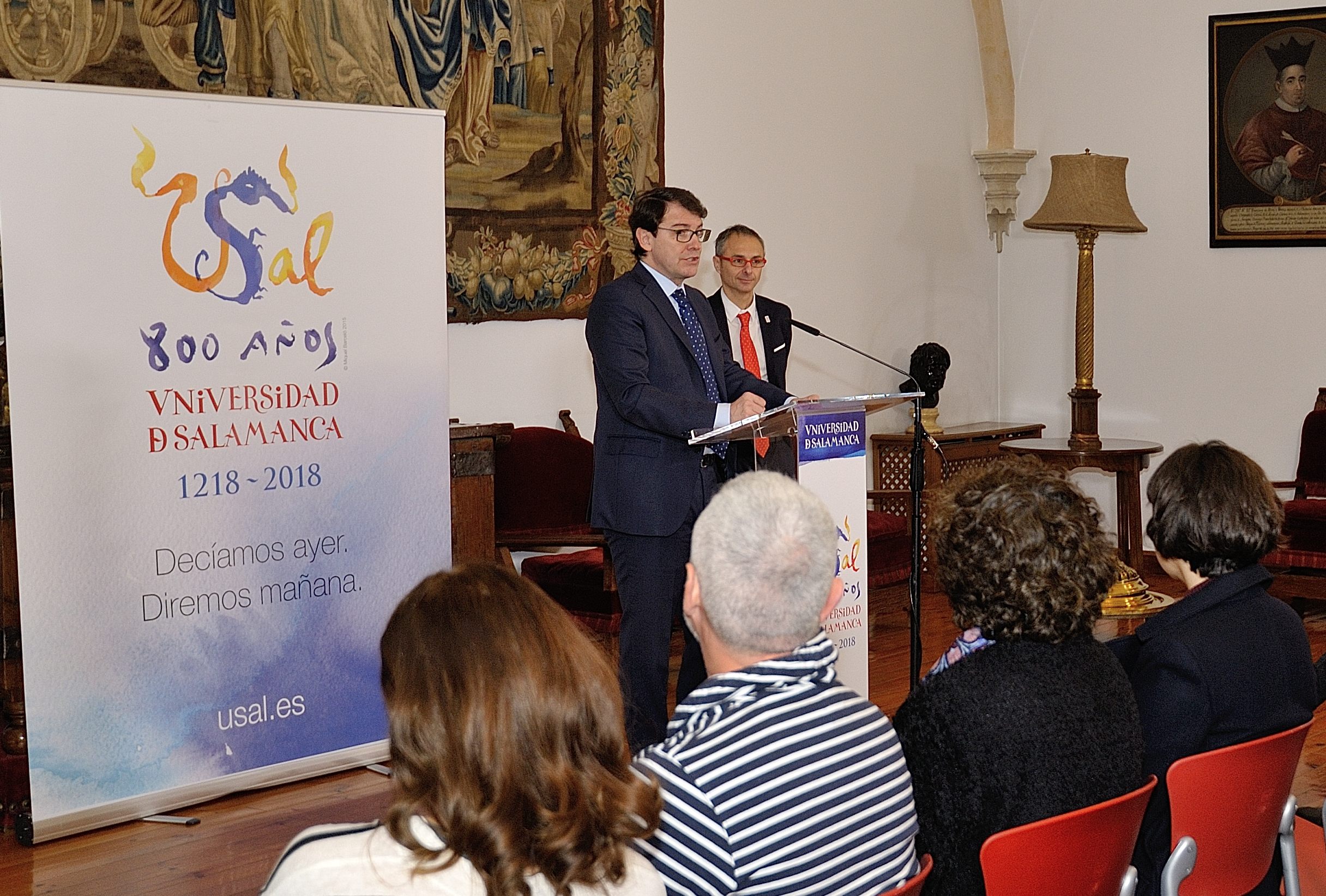 El alcalde de Salamanca y el Rector de la USAL