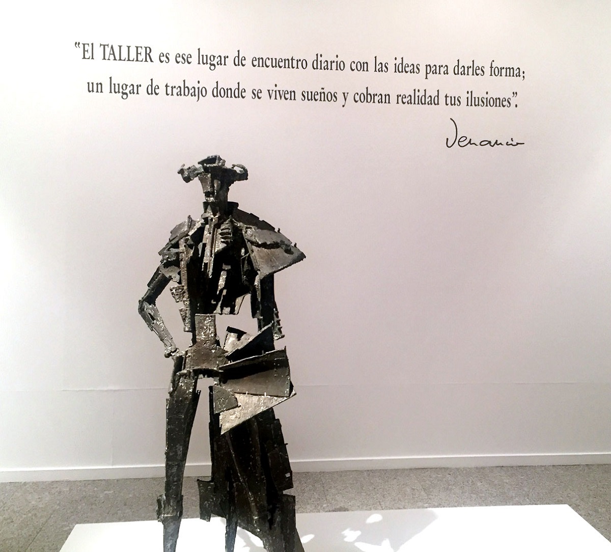 La obra de Venancio Blanco se puede visitar en la sala de Exposiciones de Santo Domingo
