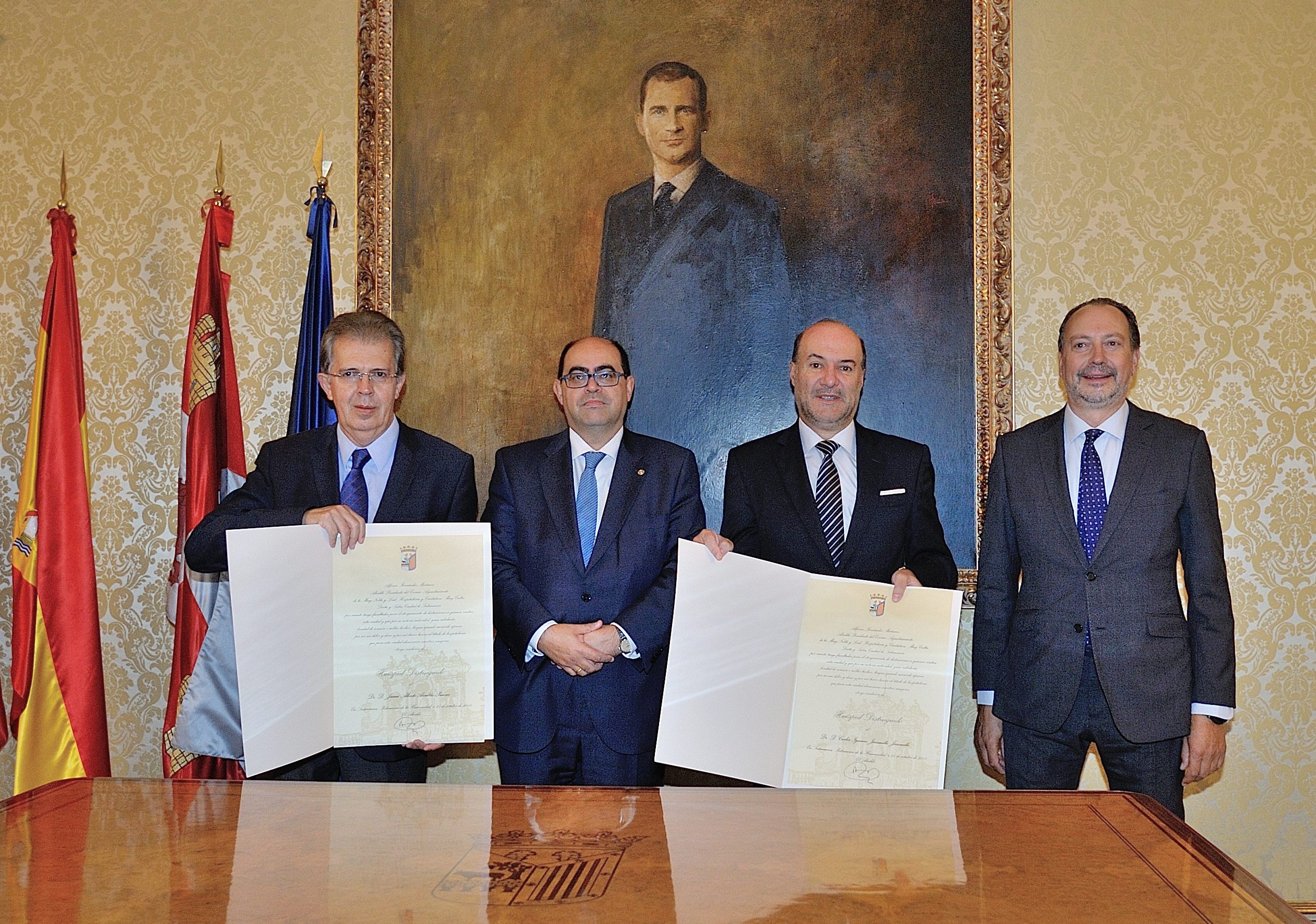 El Ayuntamiento nombra Huespedes Distinguidos a  Carlos Ignacio Jaramillo y Jaime Alberto Arrubla