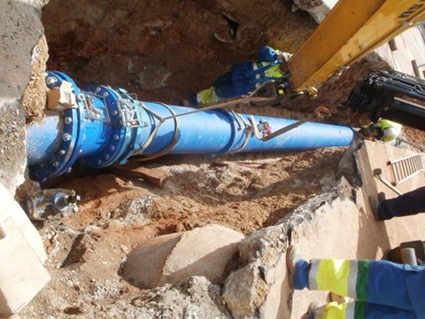 El Ayuntamiento de Salamanca renueva cerca de 2.000 nuevos metros de tuberias de la ciudad