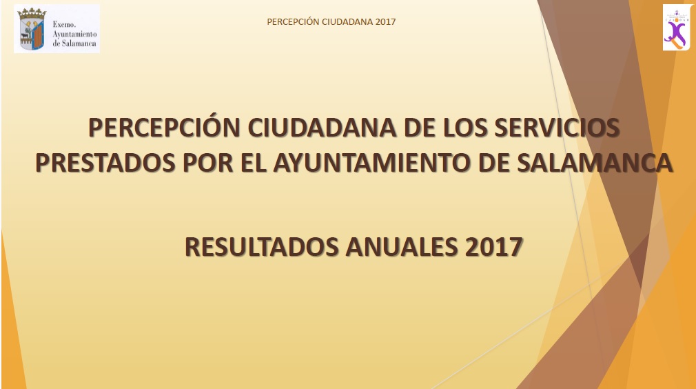 Estudio de percepcion ciudadana de los servicios prestados por el Ayuntamiento