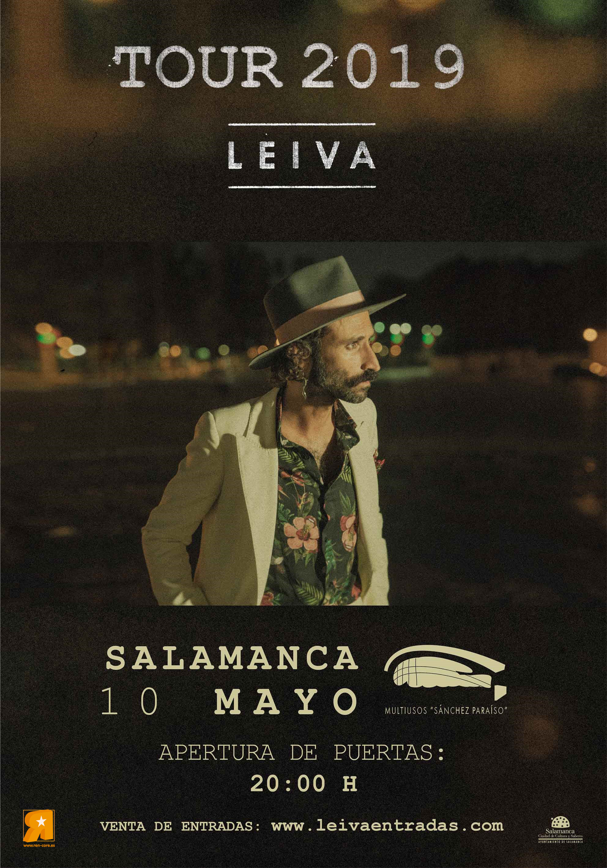 Leiva iniciara su nueva gira de conciertos en nuestra ciudad