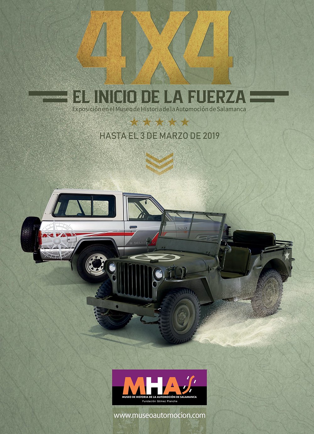 El Museo de Hª de la Automocion ha presentado la exposicion sobre los 4x4 para los proximos meses
