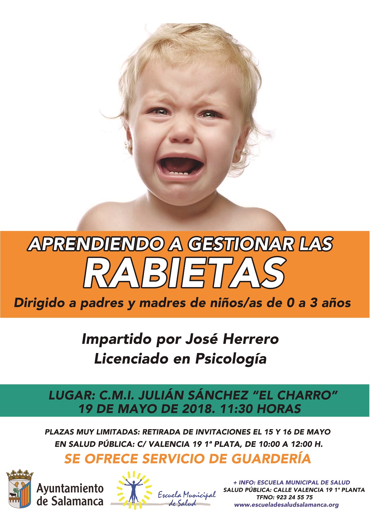 Charla para aprender a gestionar las rabietas en los mas pequenos