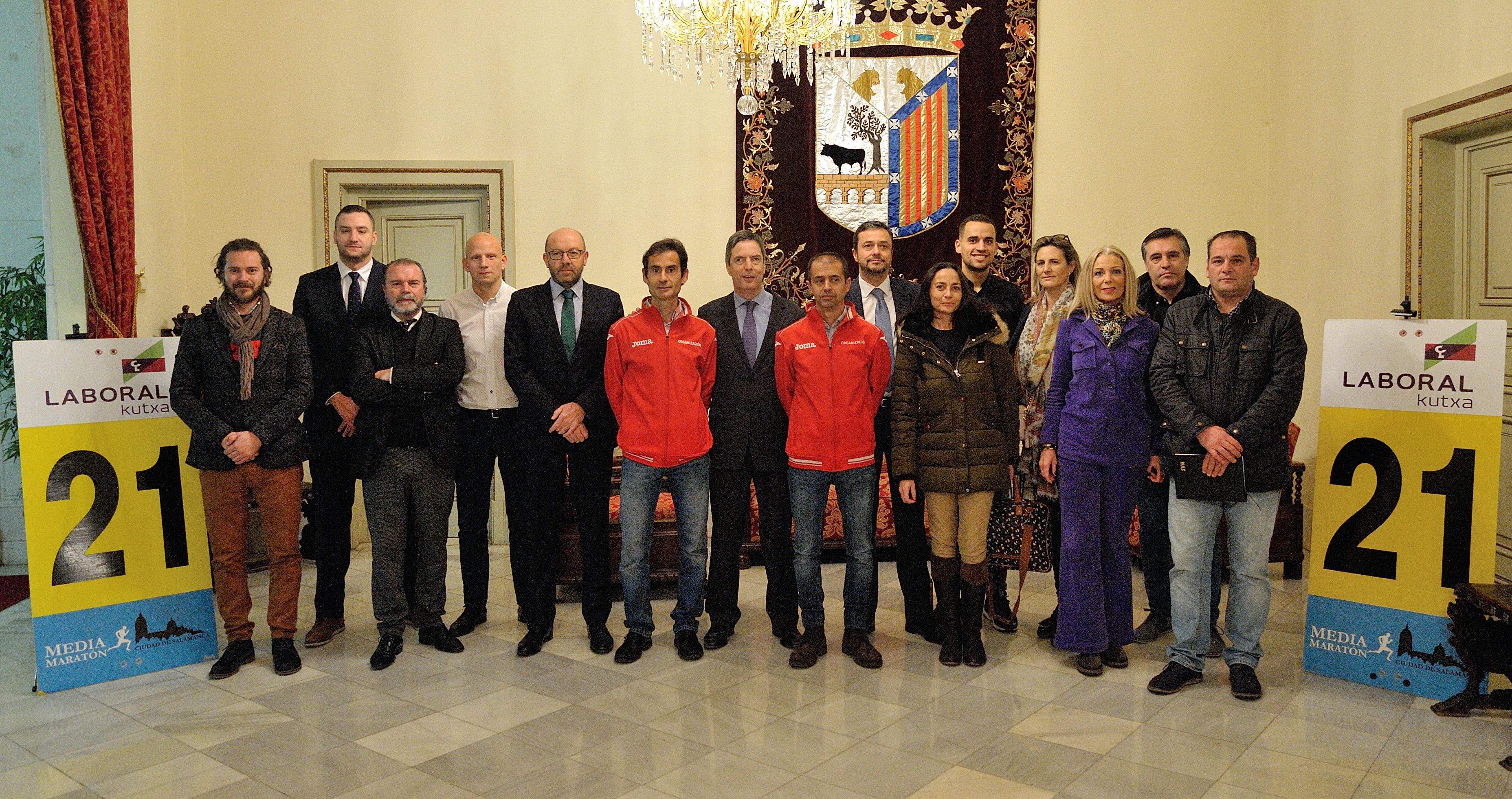 Presentacion de la Media Maraton Ciudad de Salamanca en el Ayuntamiento