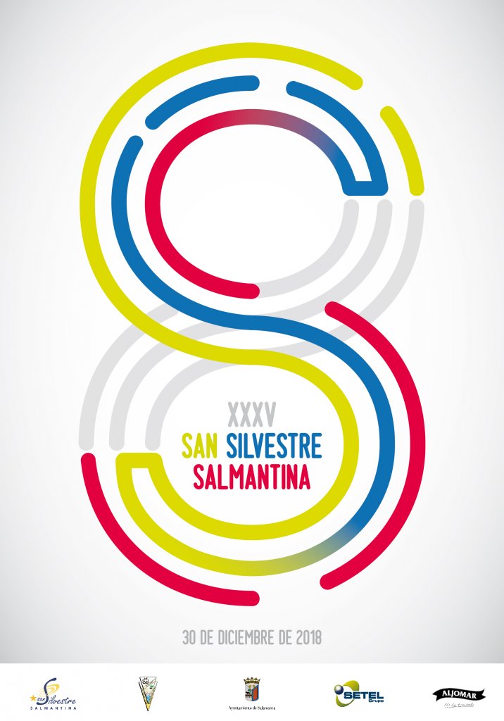 Cartel oficial de la XXXV Edicion de la San Silvestre Salmantina