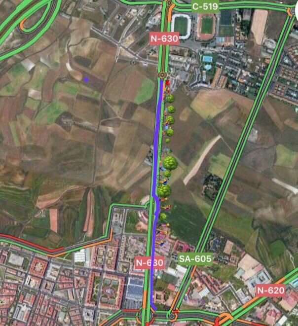 Imagen aerea de la zona norte de Salamanca