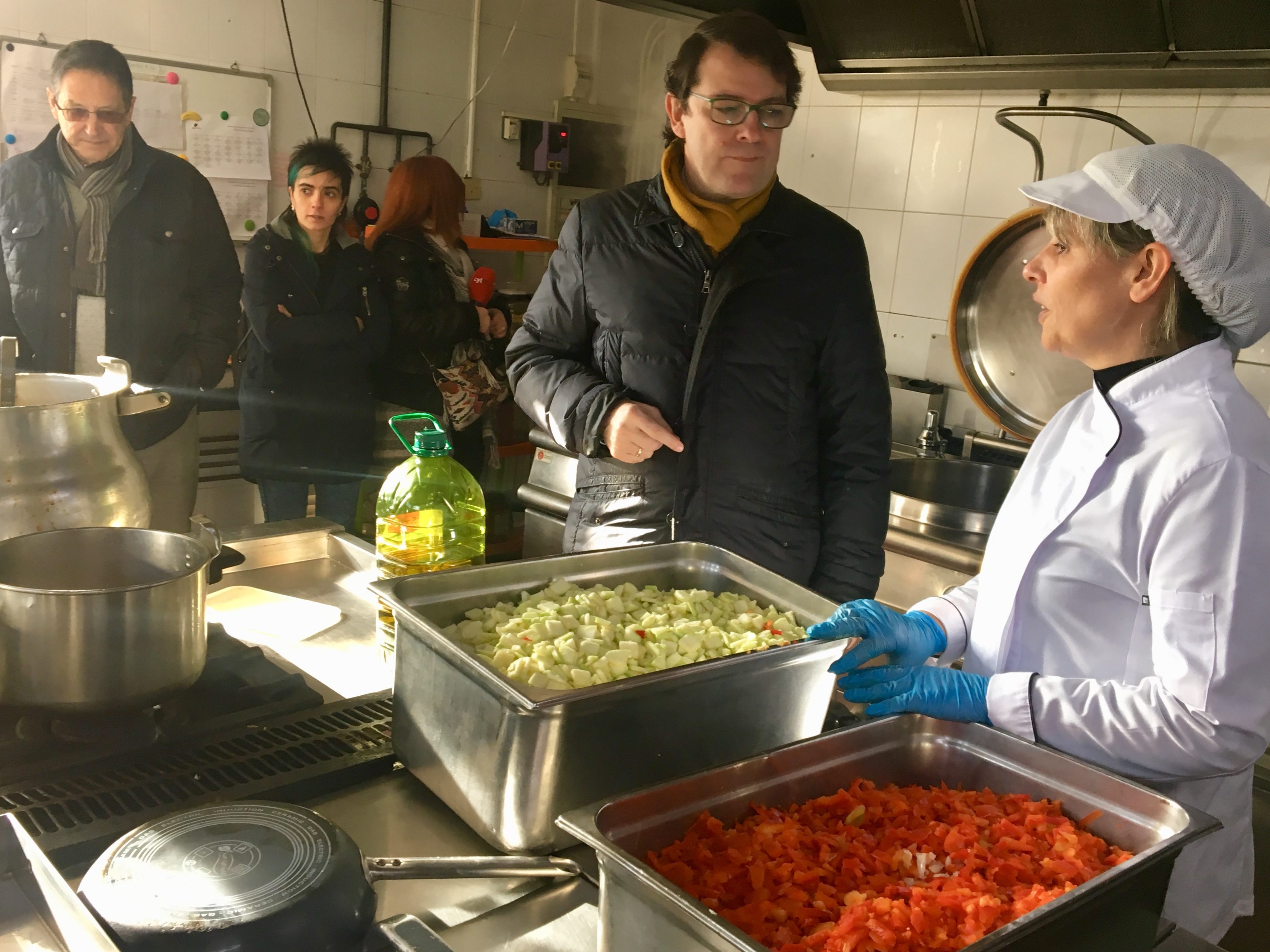 Visita del alcalde de Salamanca a la empresa Algo Nuevo