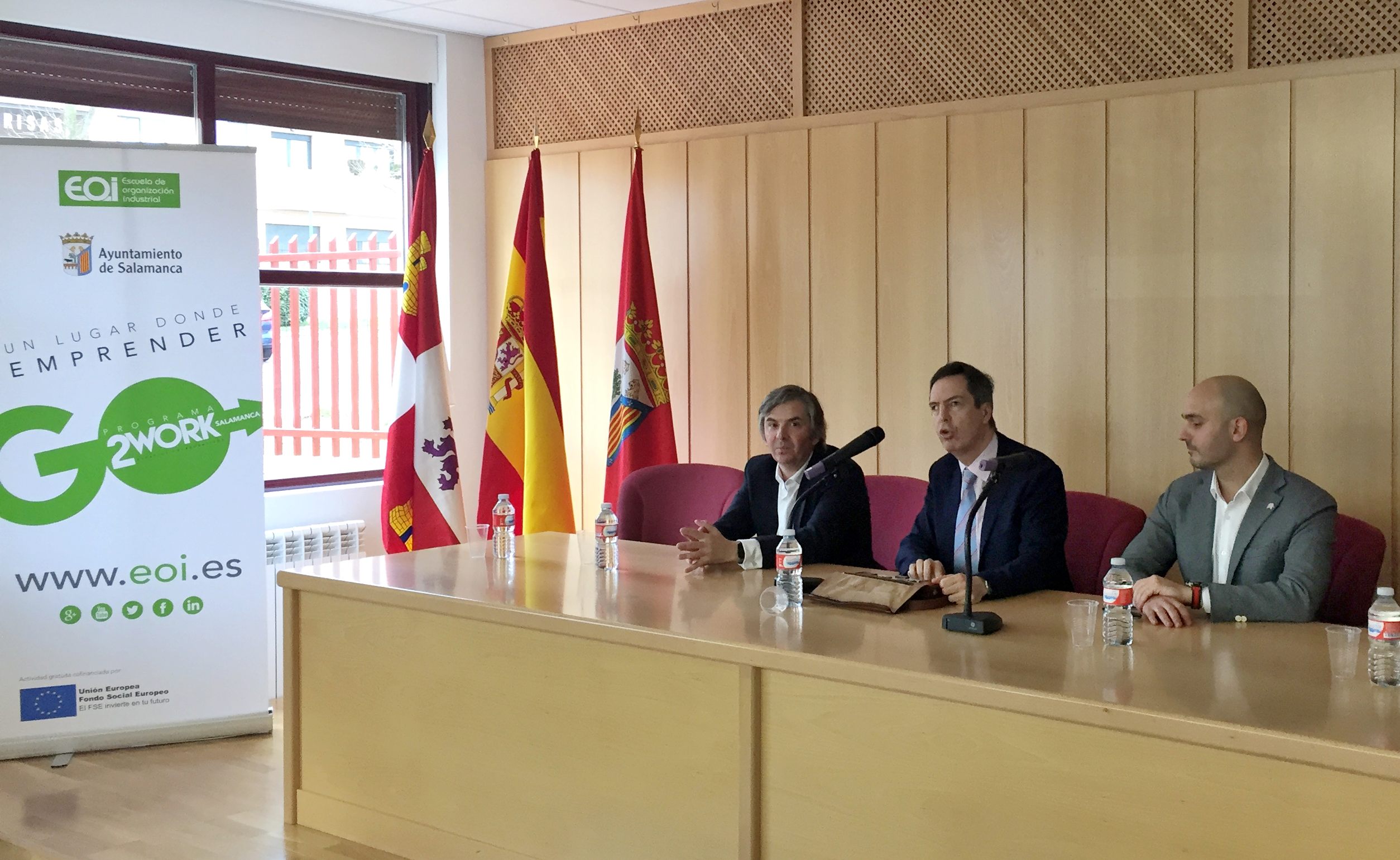 El concejal de Economia y Empleo  Enrique Sanchez Guijo  ha participado hoy en la inauguracion