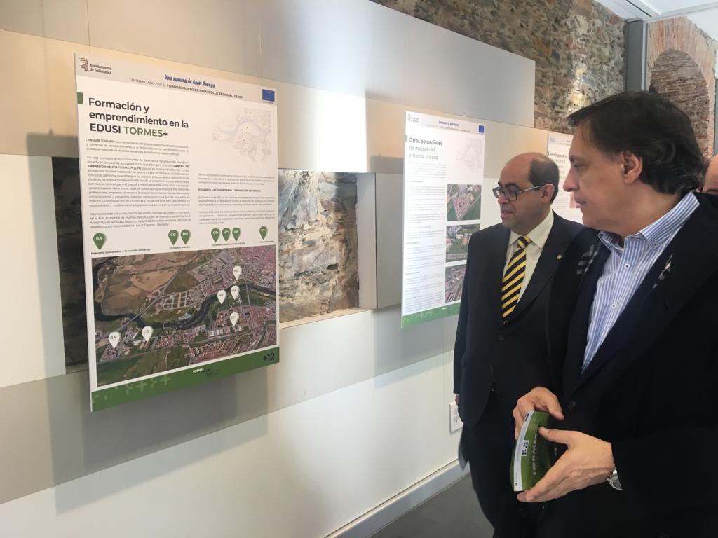 El alcalde de Salamanca ha presentado una exposicion en el marco de las actuaciones ligadas a EDUSI