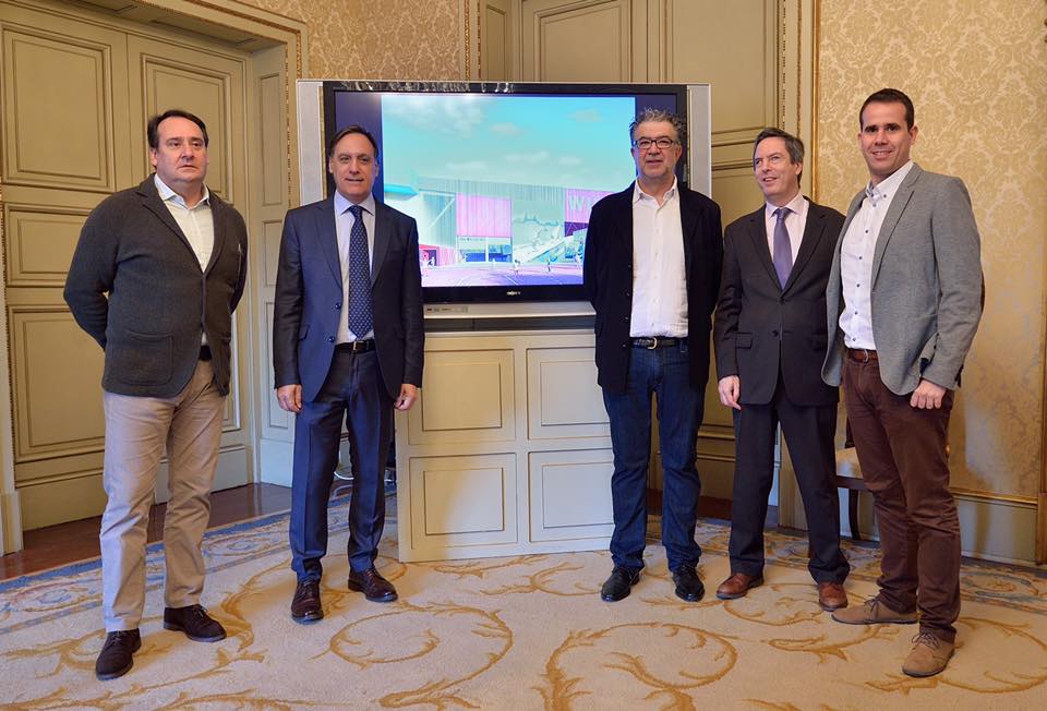 El alcalde de Salamanca  en la presentacion del proyecto