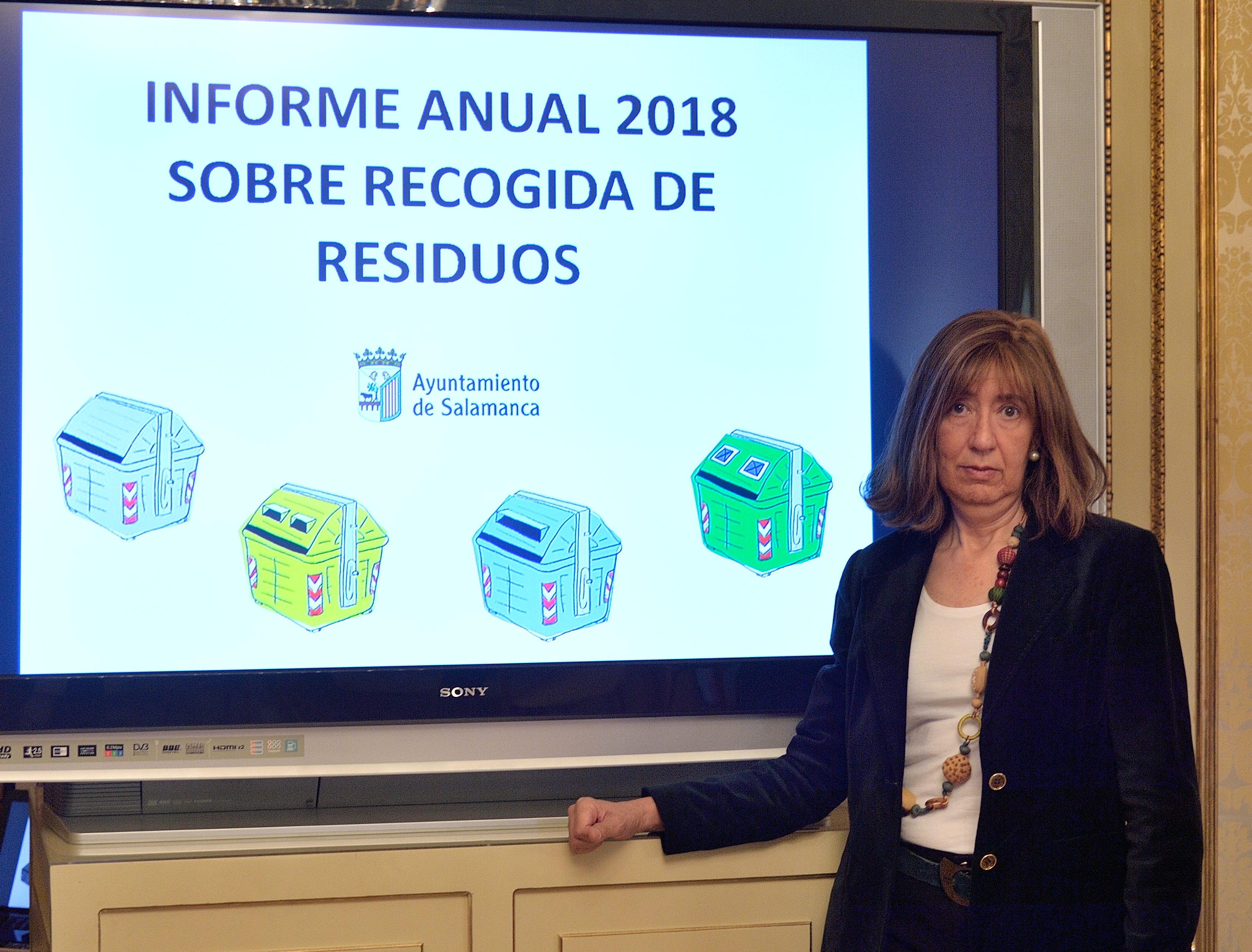 La concejala de Medio Ambiente  Maria Jose Fresnadillo