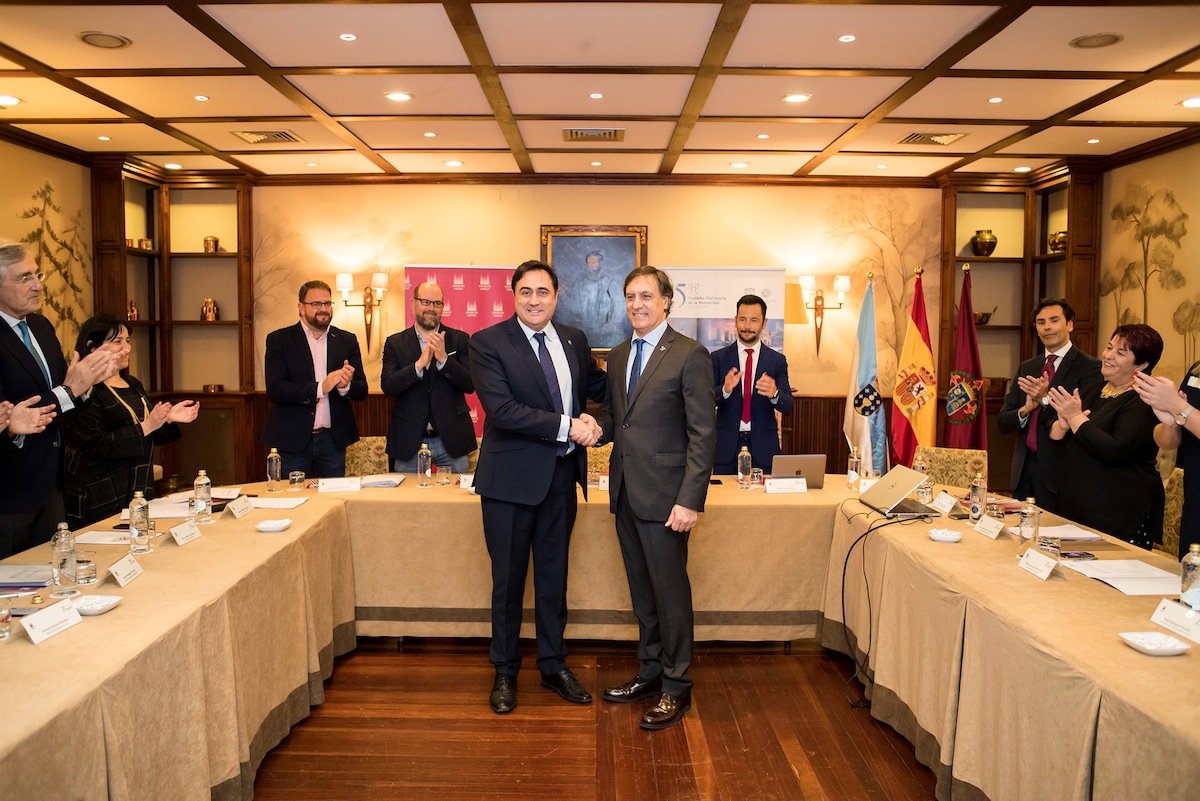 Carlos Garcia Carbayo en la Asamblea de Alcaldes del Grupo de Ciudades Patrimonio de la Humanidad