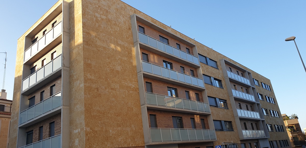 Imagen de una de las promociones de viviendas construidas por el Ayuntamiento