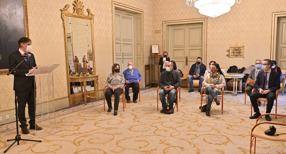 El alcalde de Salamanca en la presentacion de  Salamanca Acompana