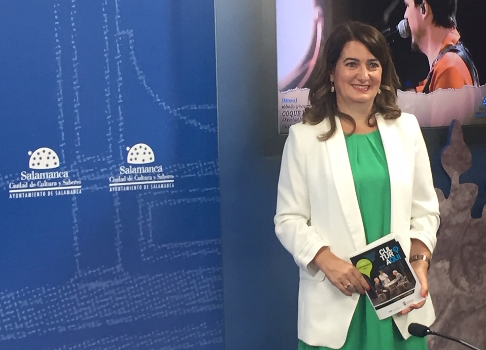 La concejala de Educacion y Cultura  Maria Victoria Bermejo