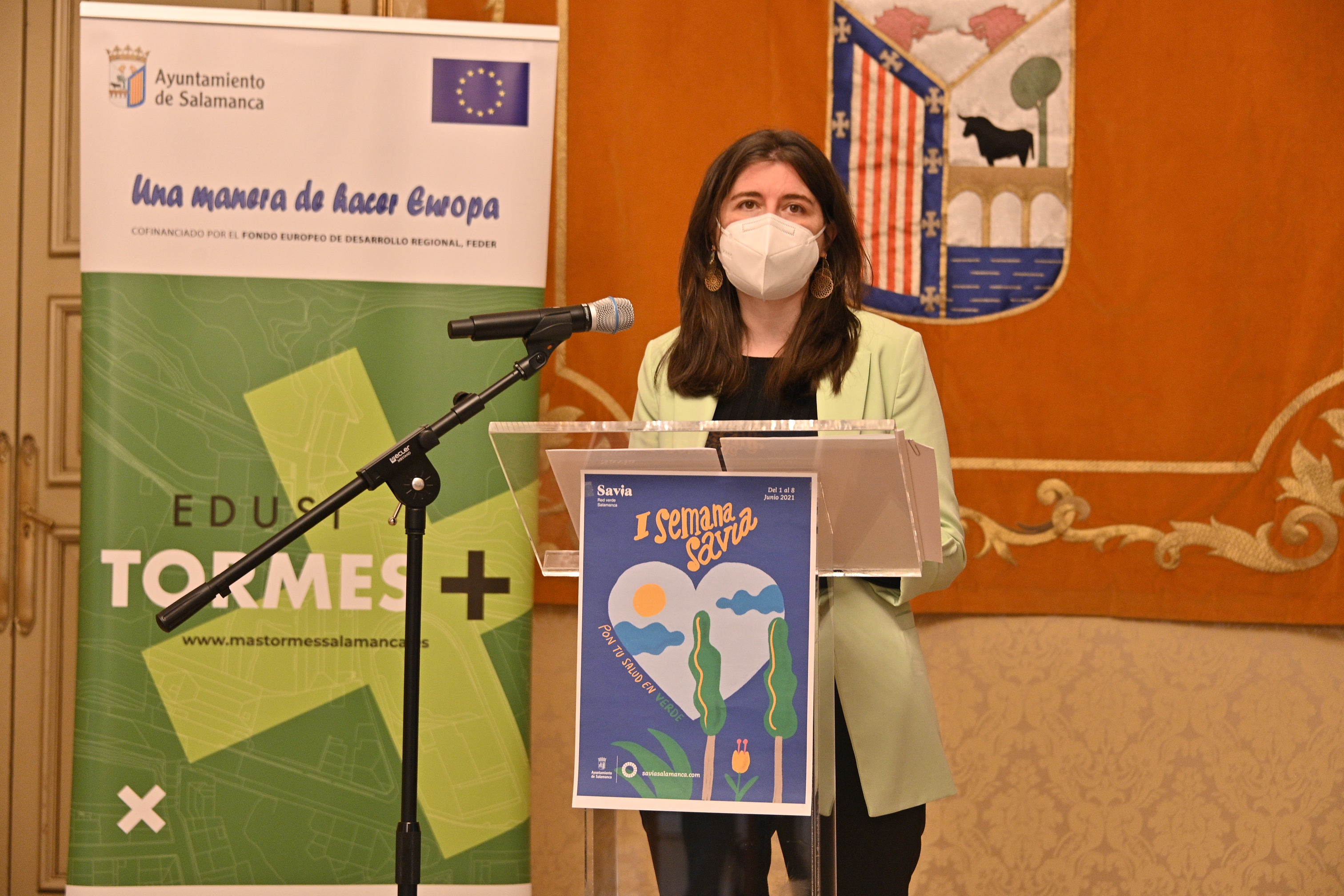 La concejala de Medio Ambiente  Parques y Jardines  Miryam Rodriguez