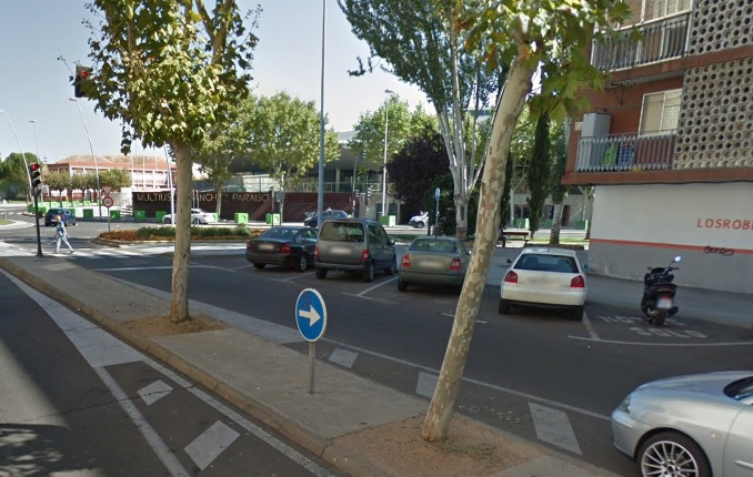 Alcorques en el Paseo de los Robles