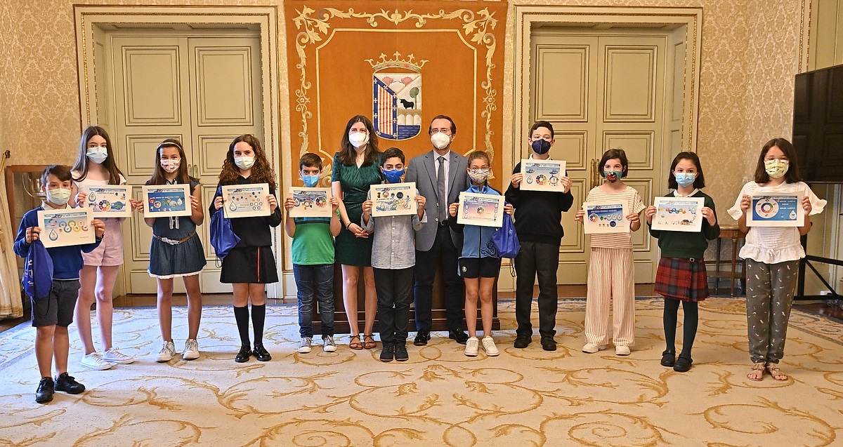 Imagen de la entrega de diplomas de esta manana