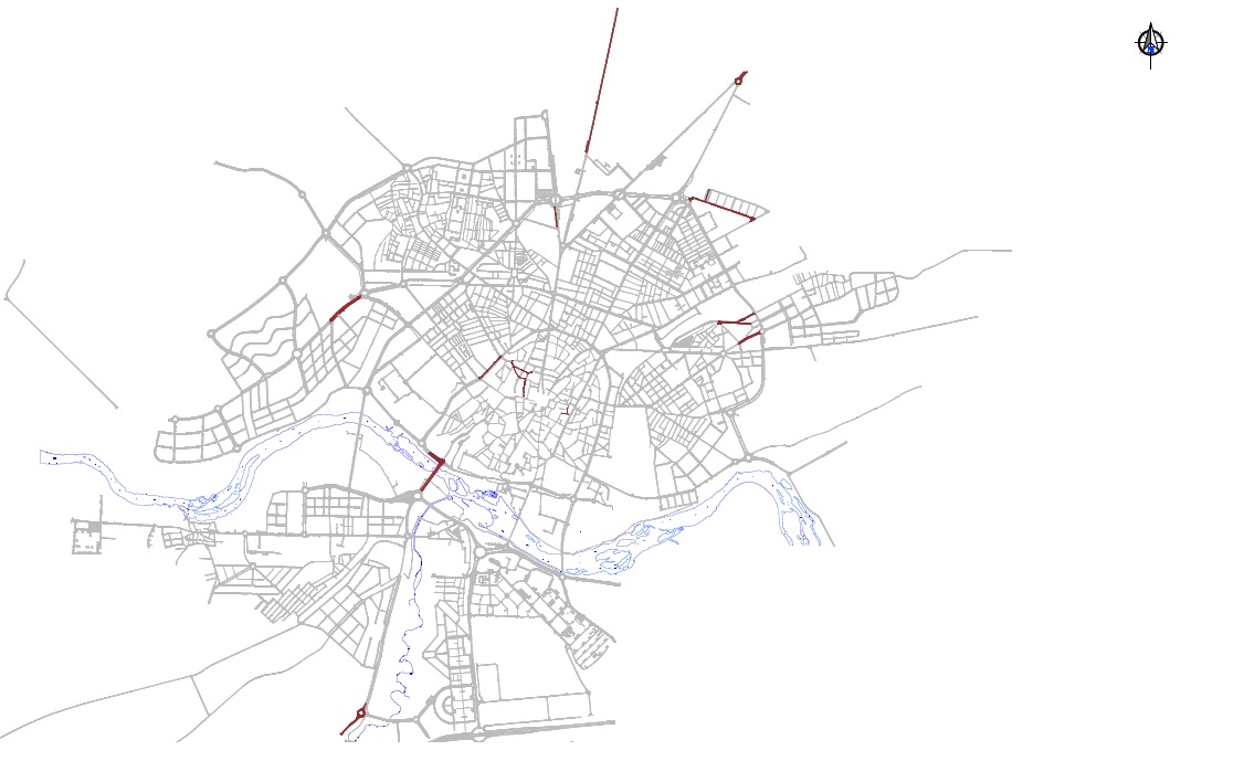 Plano de la nueva campana de refuerzo del firme