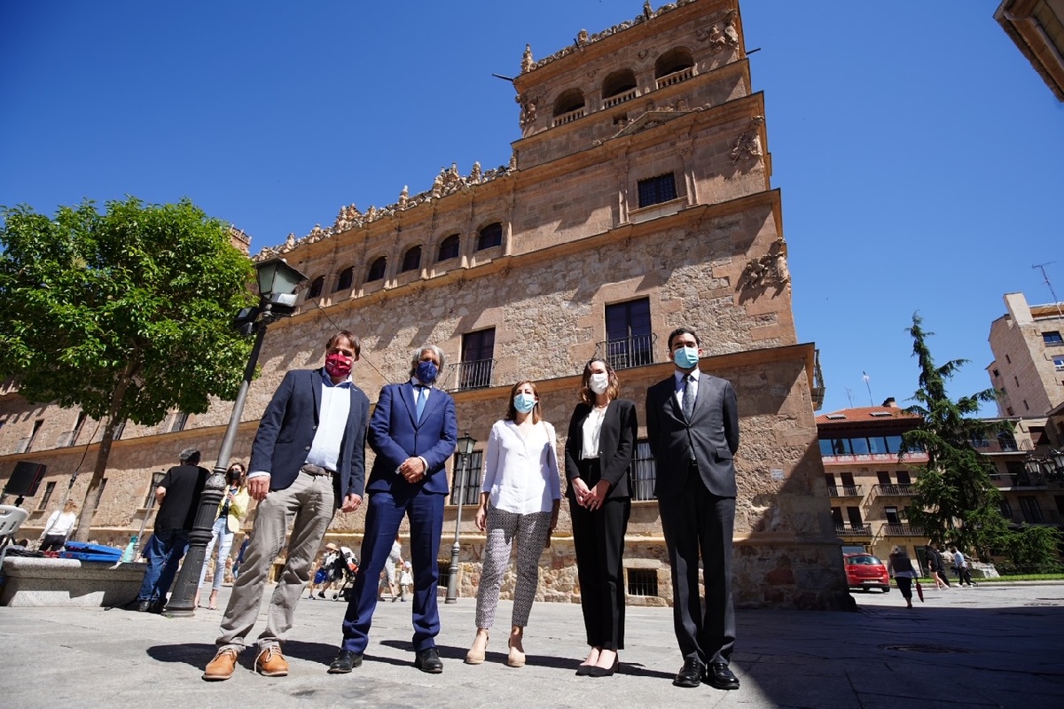 Visita del concejal de Turismo al Palacio de Monterrey