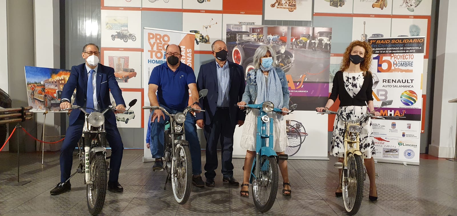 Fernando Carabias  Manuel Muinos  Luis Miguel Mata  Eva Picado y Ana Suarez