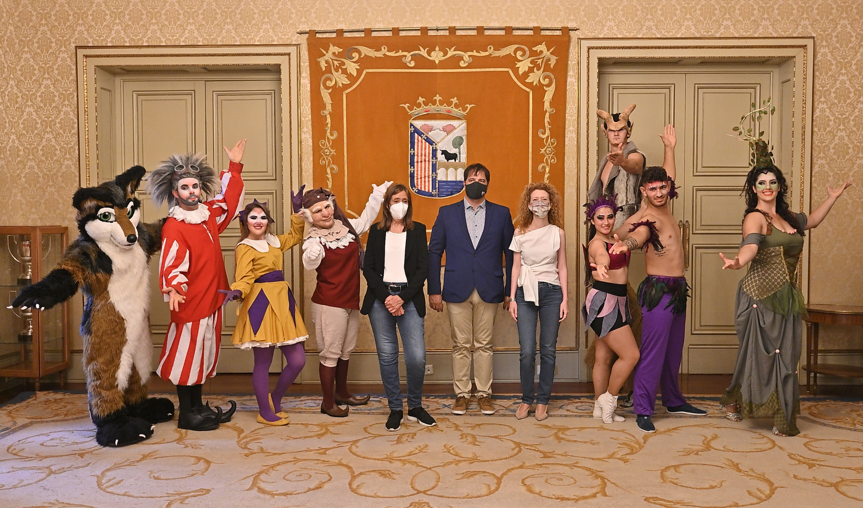 Ana Suarez y Maria Jose Fresnadillo con Stellar Circus
