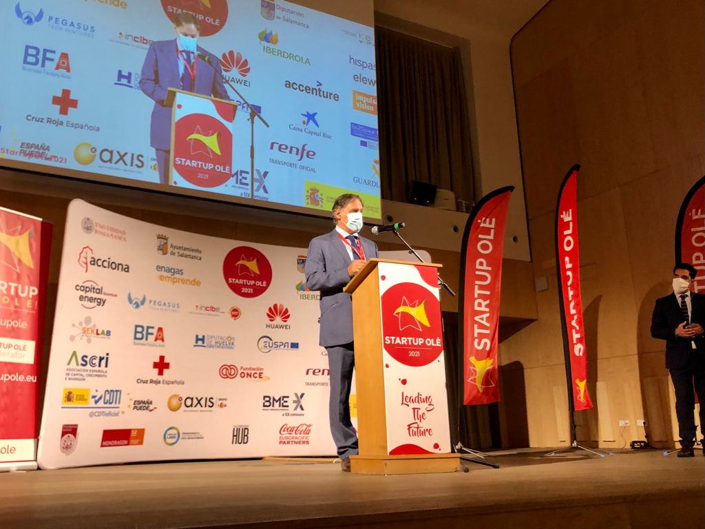 Carlos Garcia Carbayo durante su intervencion en el foro