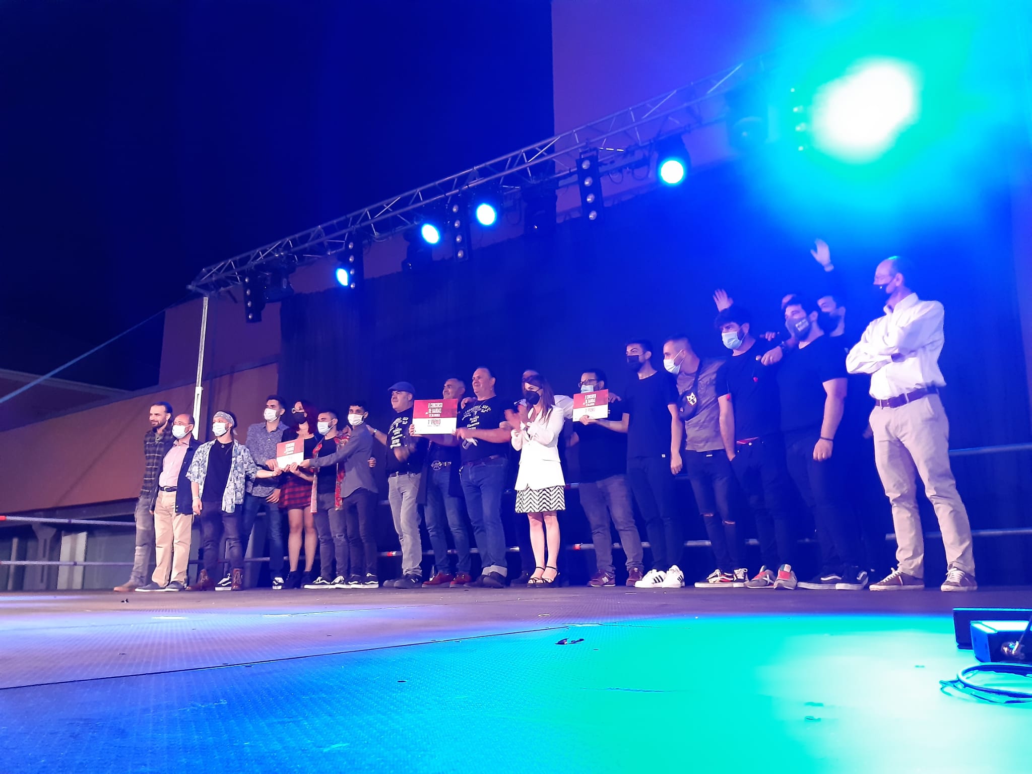 Entrega de premios del segundo Concurso Municipal de Bandas