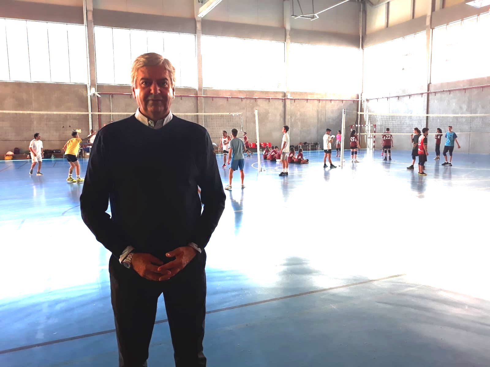 El concejal de Deportes  Javier Garcia Rubio