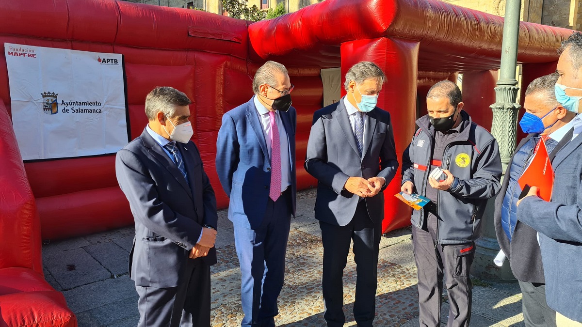 El alcalde en la inauguracion de la Semana de Prevencion de Incendios