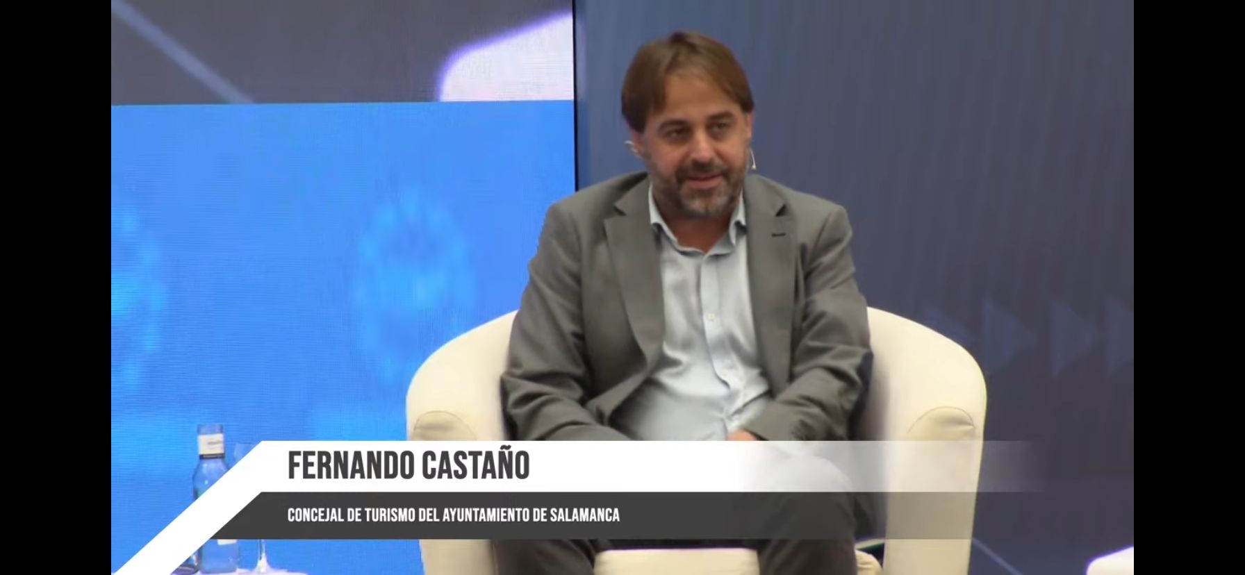 Fernando Castano durante su participacion en la jornada