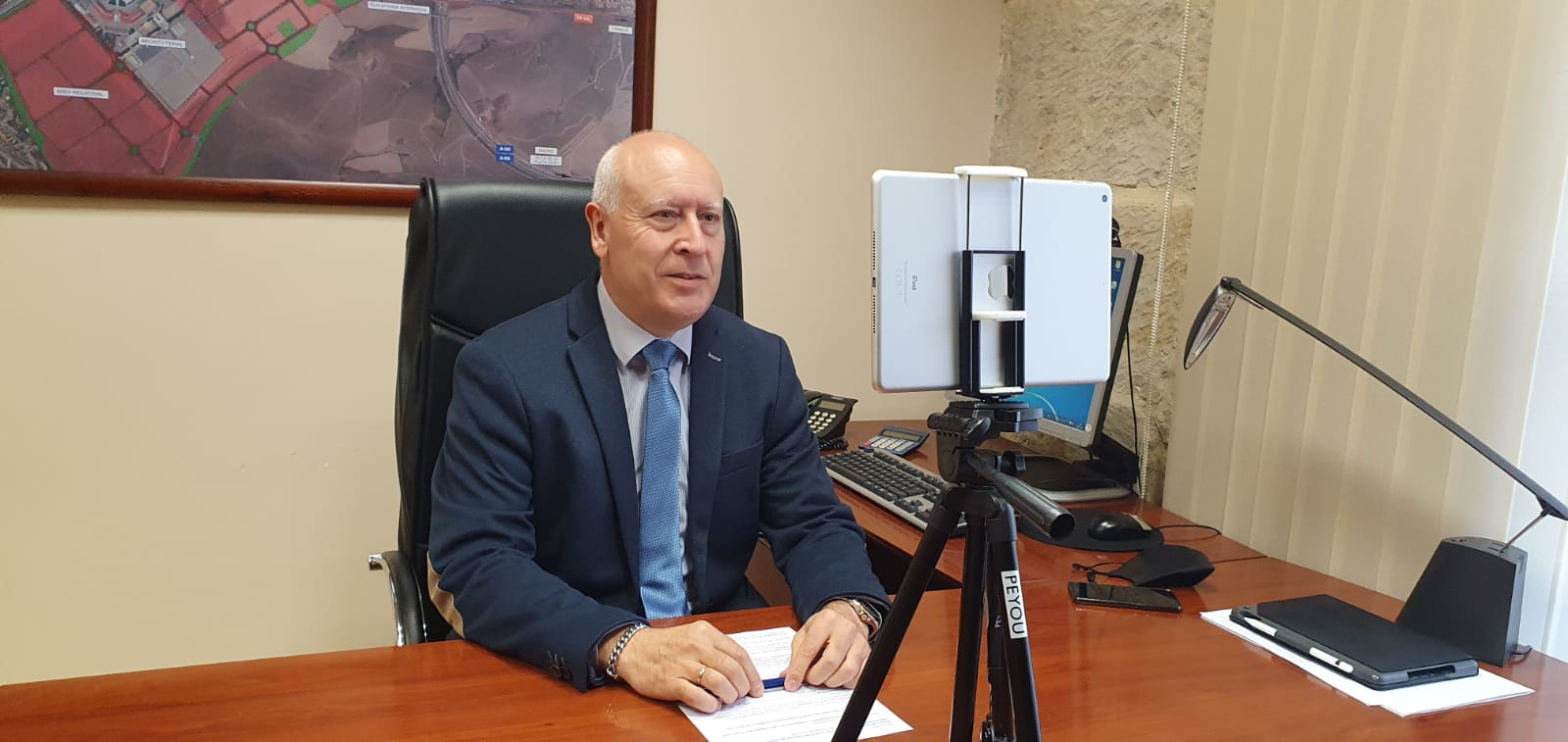 El concejal de Promocion Economica  Juan Jose Sanchez