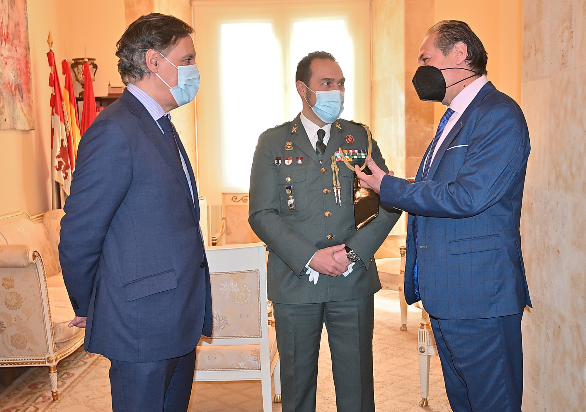 Carlos Garcia Carbayo  Pedro Merino Castro y Fernando Carabias