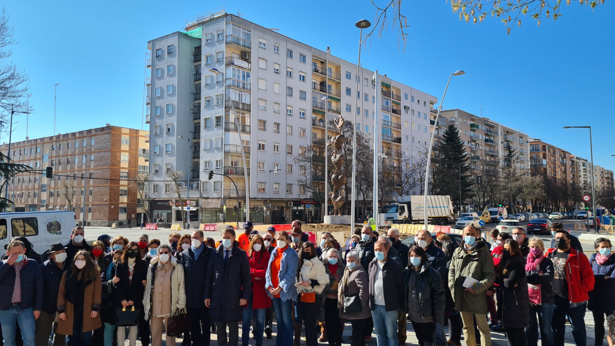 Nueva Glorieta del Voluntariado en el barrio Garrido