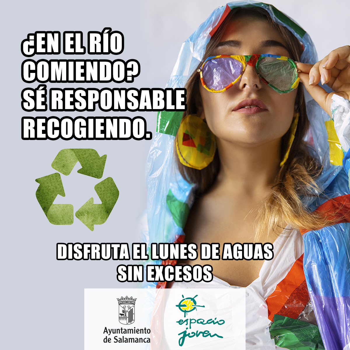 Uno de los carteles sobre el Lunes de Aguas