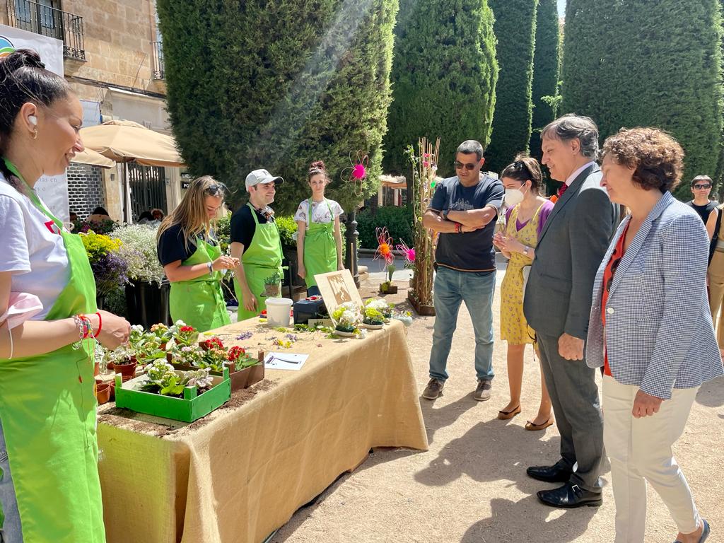 Inauguracion del Mercado de la flores en la Plaza de la Libertad