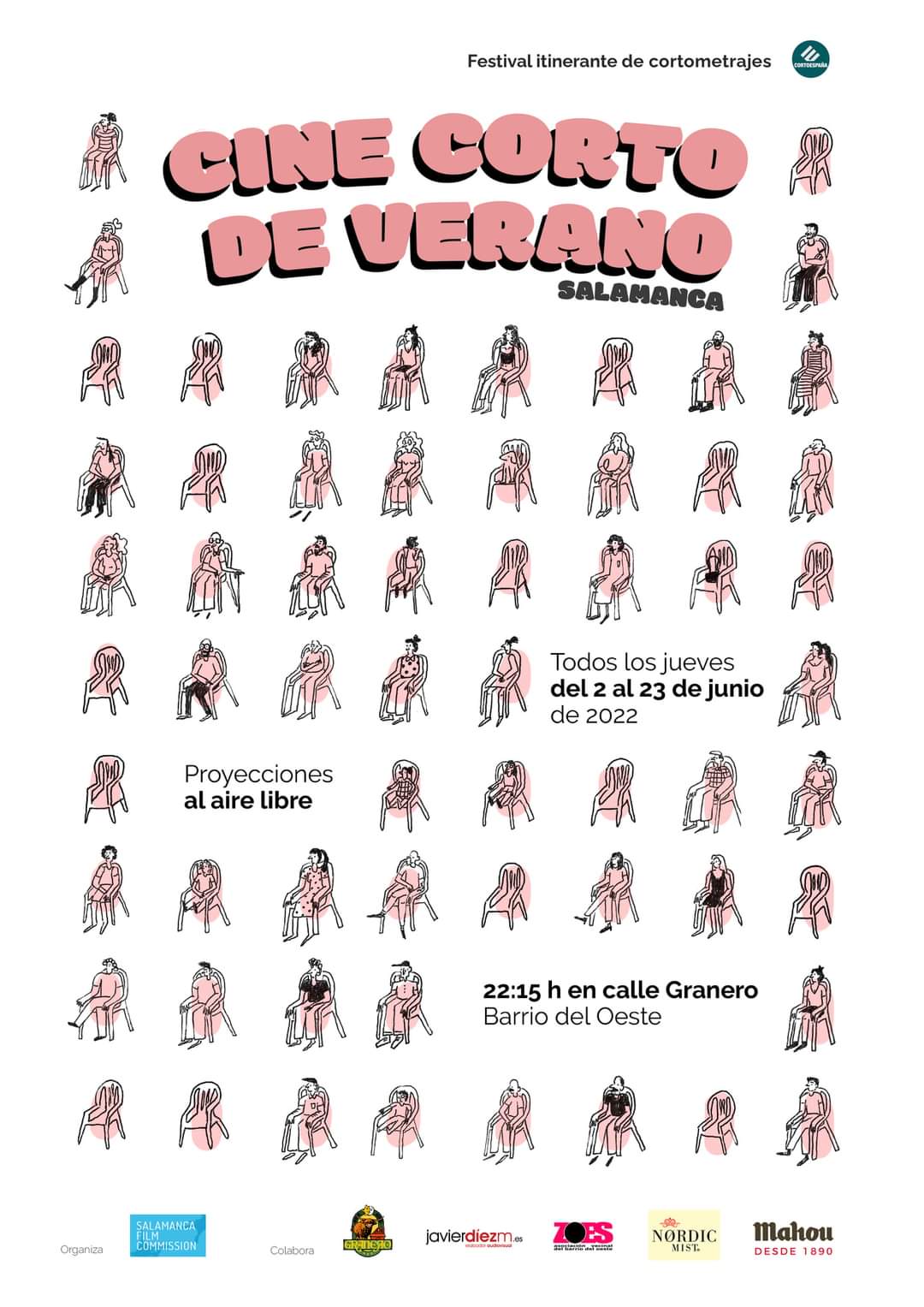 Cine Corto de Verano en el barrio del Oeste