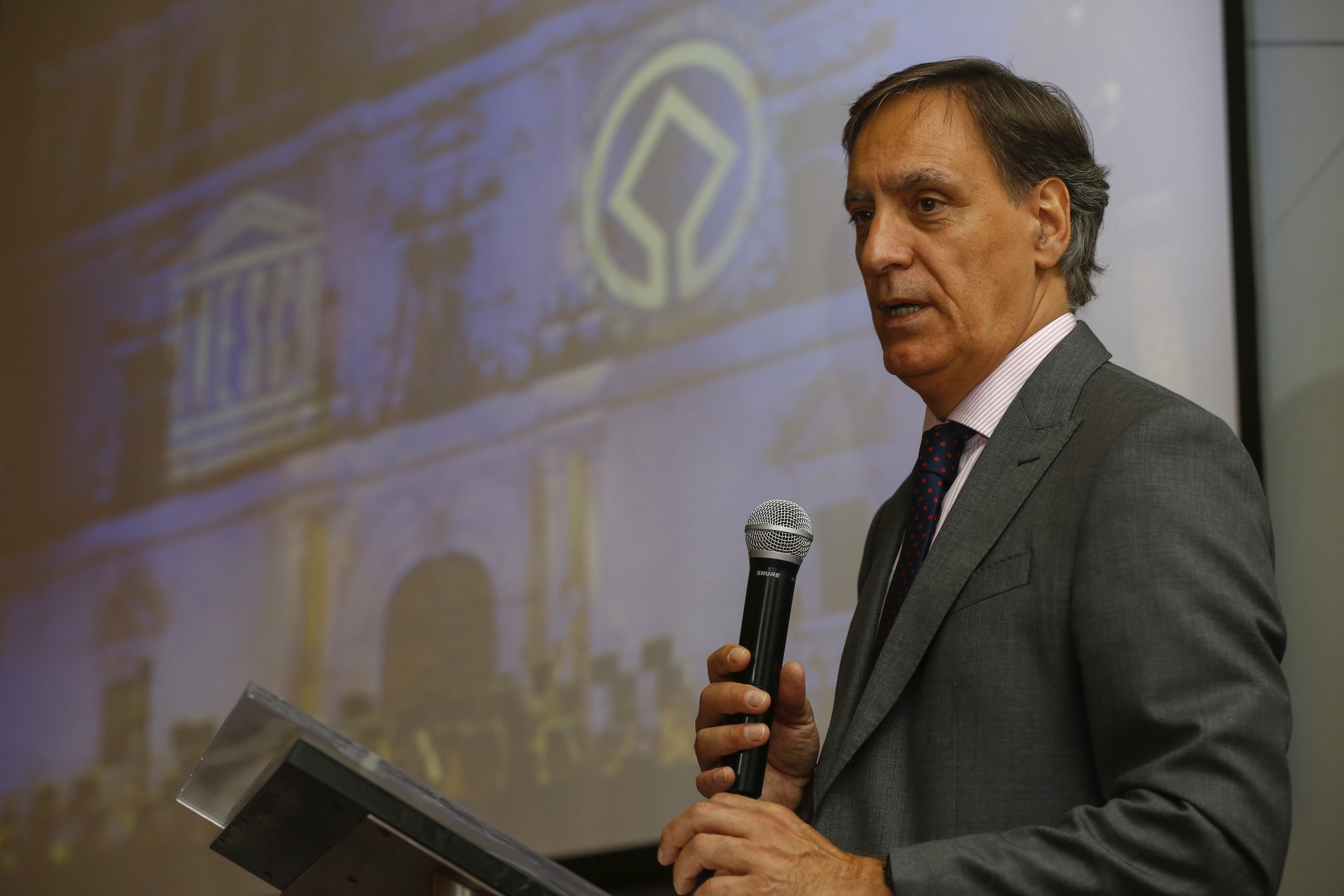 El presidente del GCPHE y alcalde de Salamanca  Carlos Garcia Carbayo
