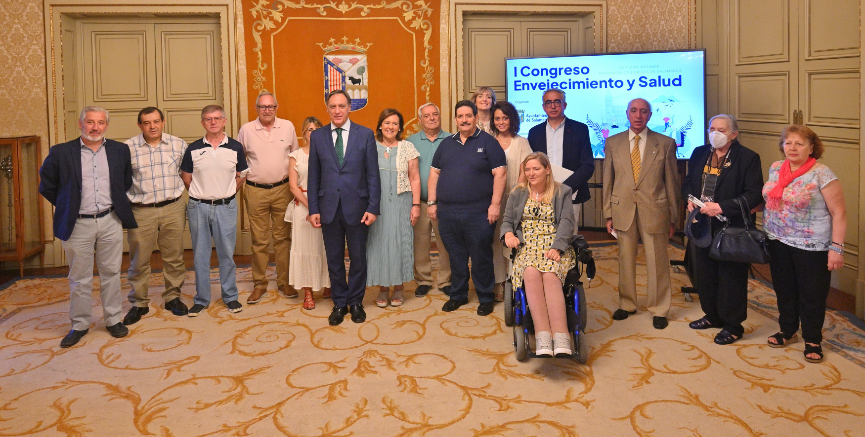 Presentacion del I Congreso de Envejecimiento y Salud de la Ciudad de Salamanca