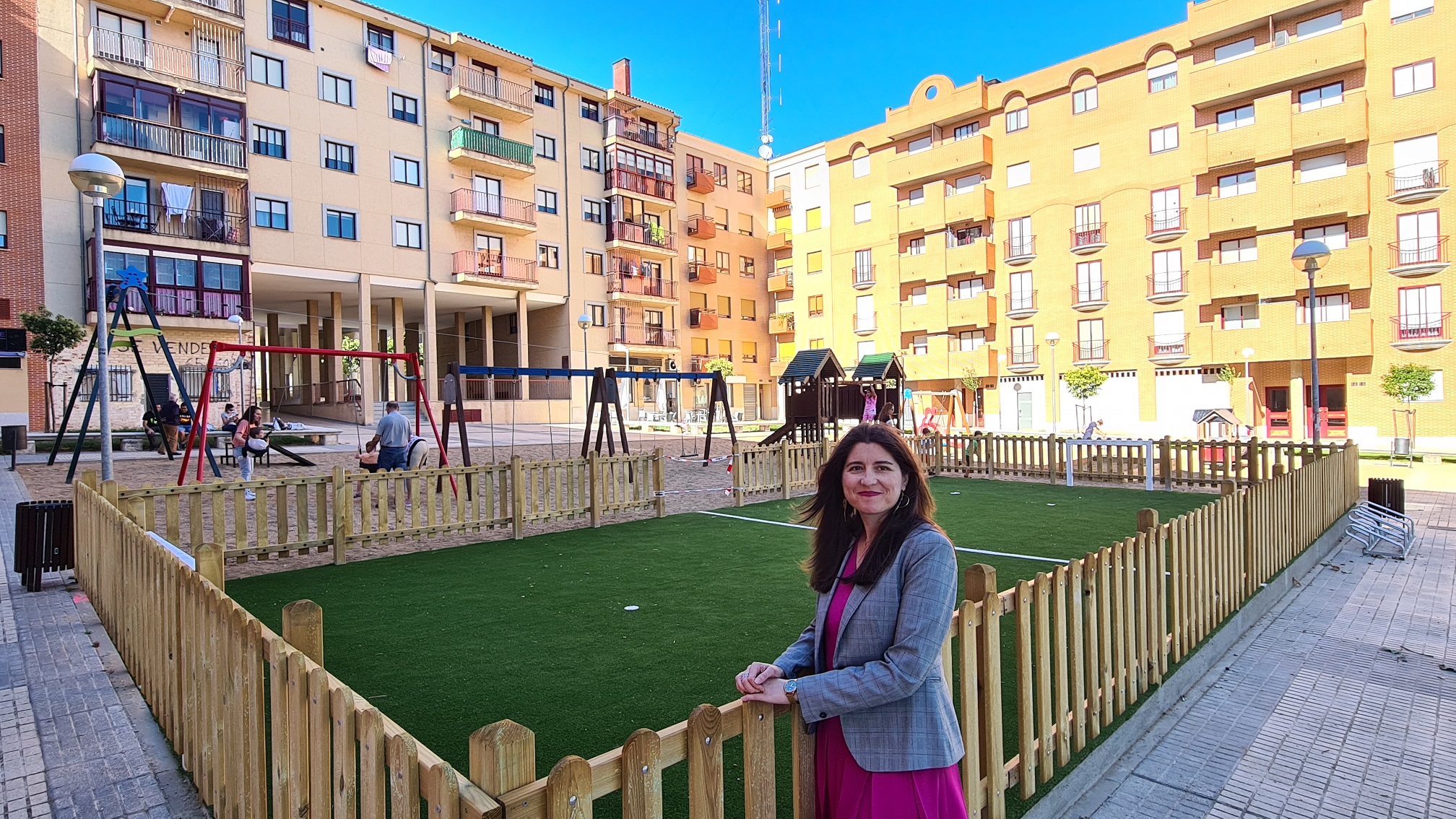 Nuevo parque en la Plaza de Francisco Botello de Moraes