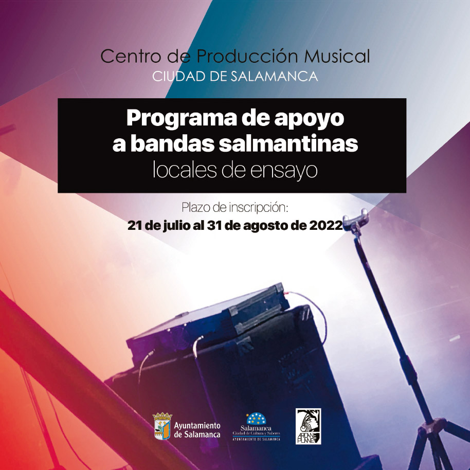 Continua abierto el plazo de inscripcion de salas de ensayo